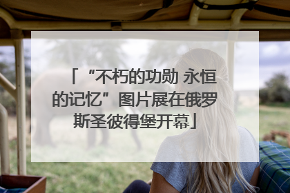 “不朽的功勋 永恒的记忆”图片展在俄罗斯圣彼得堡开幕