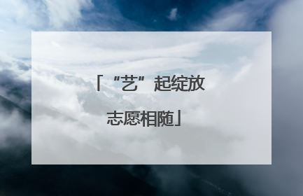 “艺”起绽放 志愿相随