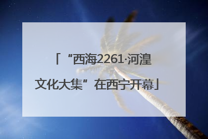 “西海2261·河湟文化大集”在西宁开幕