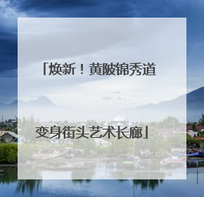 焕新！黄陂锦秀道变身街头艺术长廊