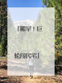 稀罕！巨轮闯民宅