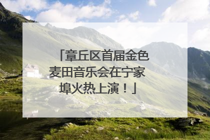 章丘区首届金色麦田音乐会在宁家埠火热上演！