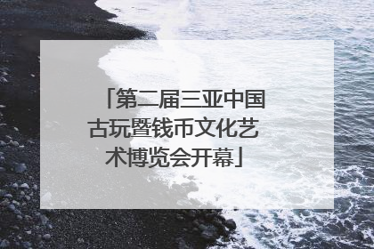 第二届三亚中国古玩暨钱币文化艺术博览会开幕
