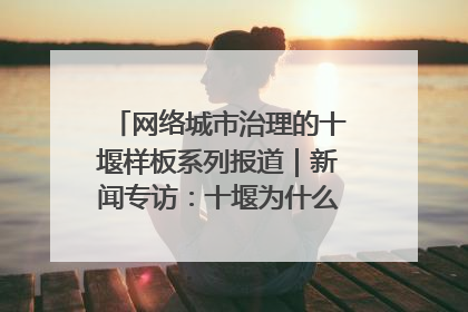 网络城市治理的十堰样板系列报道｜新闻专访：十堰为什么成为“黑马型”城市治理网络维度典型