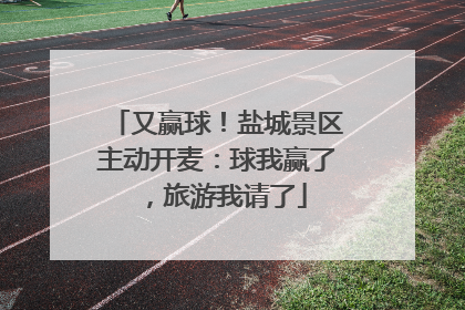 又赢球！盐城景区主动开麦：球我赢了，旅游我请了