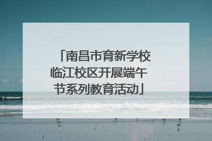 南昌市育新学校临江校区开展端午节系列教育活动