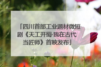 四川首部工业题材微短剧《天工开蜀·我在古代当匠师》首映发布