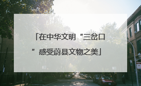 在中华文明“三岔口”感受蔚县文物之美