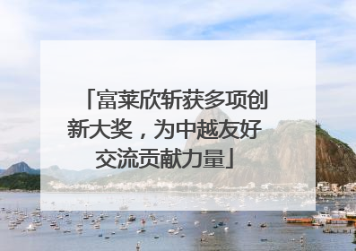富莱欣斩获多项创新大奖，为中越友好交流贡献力量