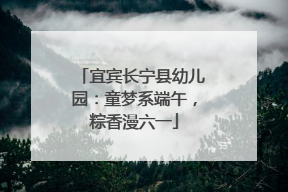 宜宾长宁县幼儿园：童梦系端午，粽香漫六一