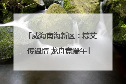 威海南海新区：粽艾传温情 龙舟竞端午
