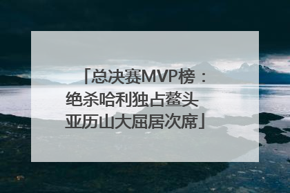 总决赛MVP榜：绝杀哈利独占鳌头 亚历山大屈居次席