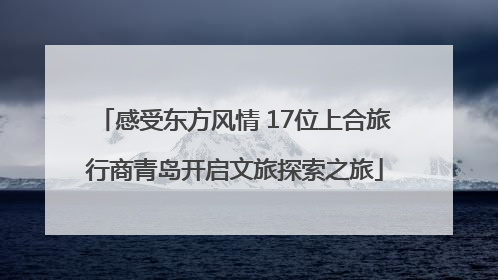 感受东方风情 17位上合旅行商青岛开启文旅探索之旅