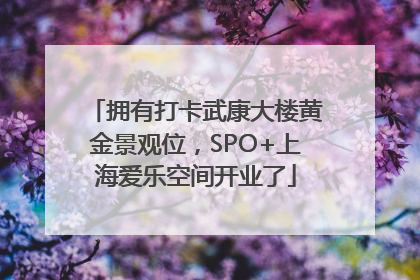 拥有打卡武康大楼黄金景观位，SPO+上海爱乐空间开业了