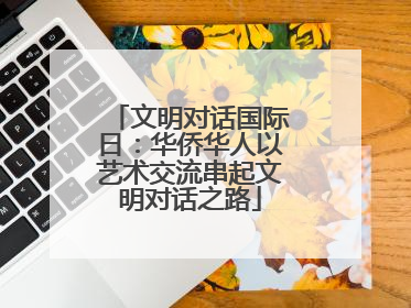 文明对话国际日：华侨华人以艺术交流串起文明对话之路