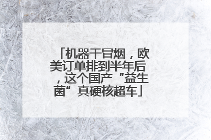 机器干冒烟，欧美订单排到半年后，这个国产“益生菌”真硬核超车