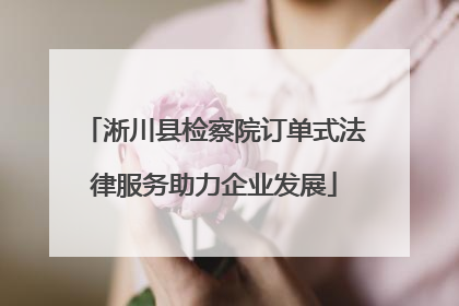 淅川县检察院订单式法律服务助力企业发展