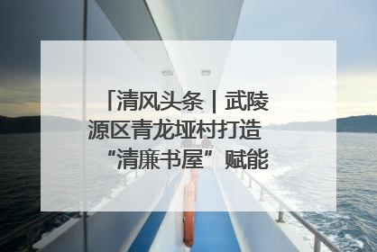 清风头条｜武陵源区青龙垭村打造“清廉书屋”赋能乡村振兴新风尚