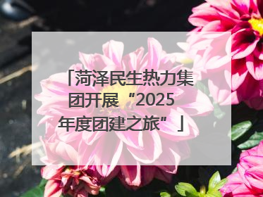 菏泽民生热力集团开展“2025年度团建之旅”