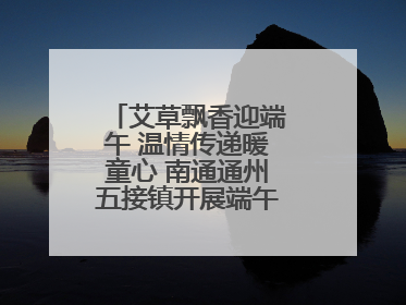 艾草飘香迎端午 温情传递暖童心 南通通州五接镇开展端午民俗传承活动