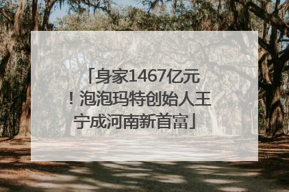 身家1467亿元！泡泡玛特创始人王宁成河南新首富