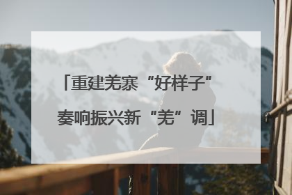 重建羌寨“好样子” 奏响振兴新“羌”调