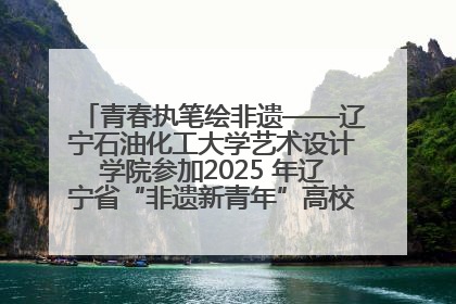 青春执笔绘非遗——辽宁石油化工大学艺术设计学院参加2025 年辽宁省“非遗新青年”高校优秀作品推荐活动