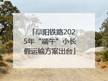 阜阳铁路2025年“端午”小长假运输方案出台