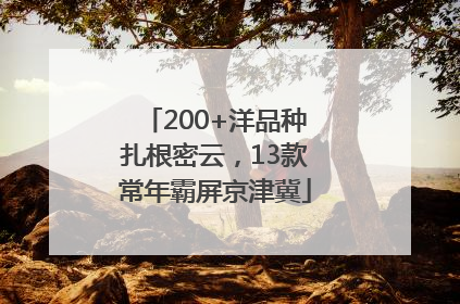 200+洋品种扎根密云，13款常年霸屏京津冀
