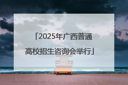 2025年广西普通高校招生咨询会举行