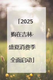 2025购在吉林·盛夏消费季全面启动